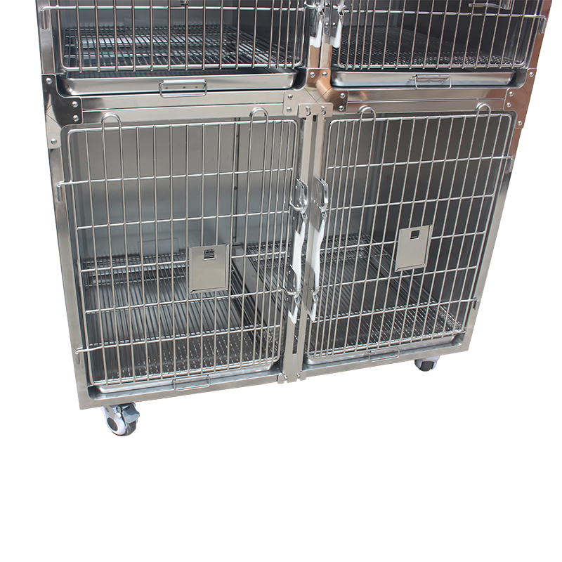 Preex 304 Stainless Steel Comfortable Veterinary Dog Crate Cage