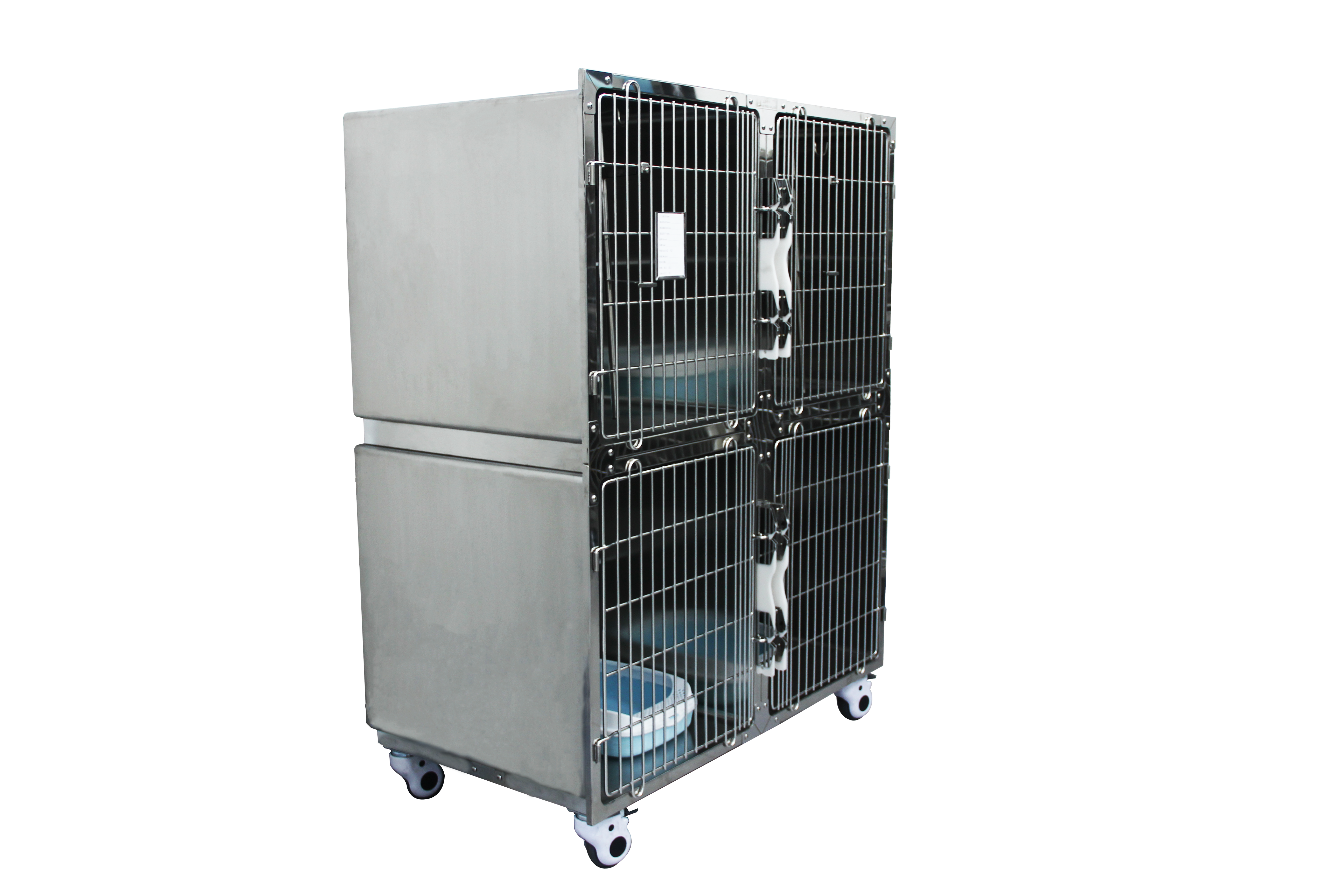 Preex Veterinary Hospital Clinic Stainless Steel 304 Cat Cages 